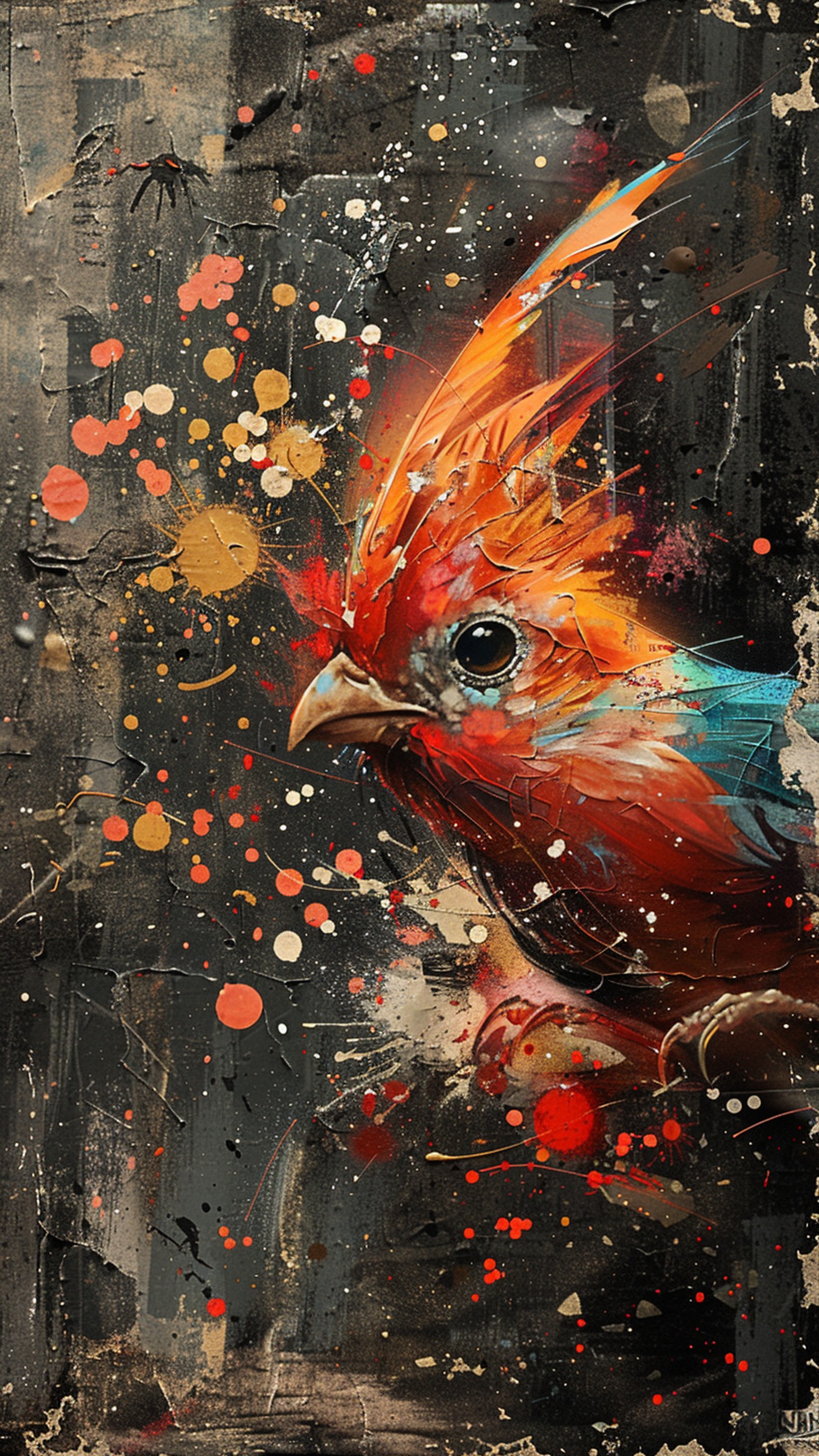 Digital wallpaper art - bird 2