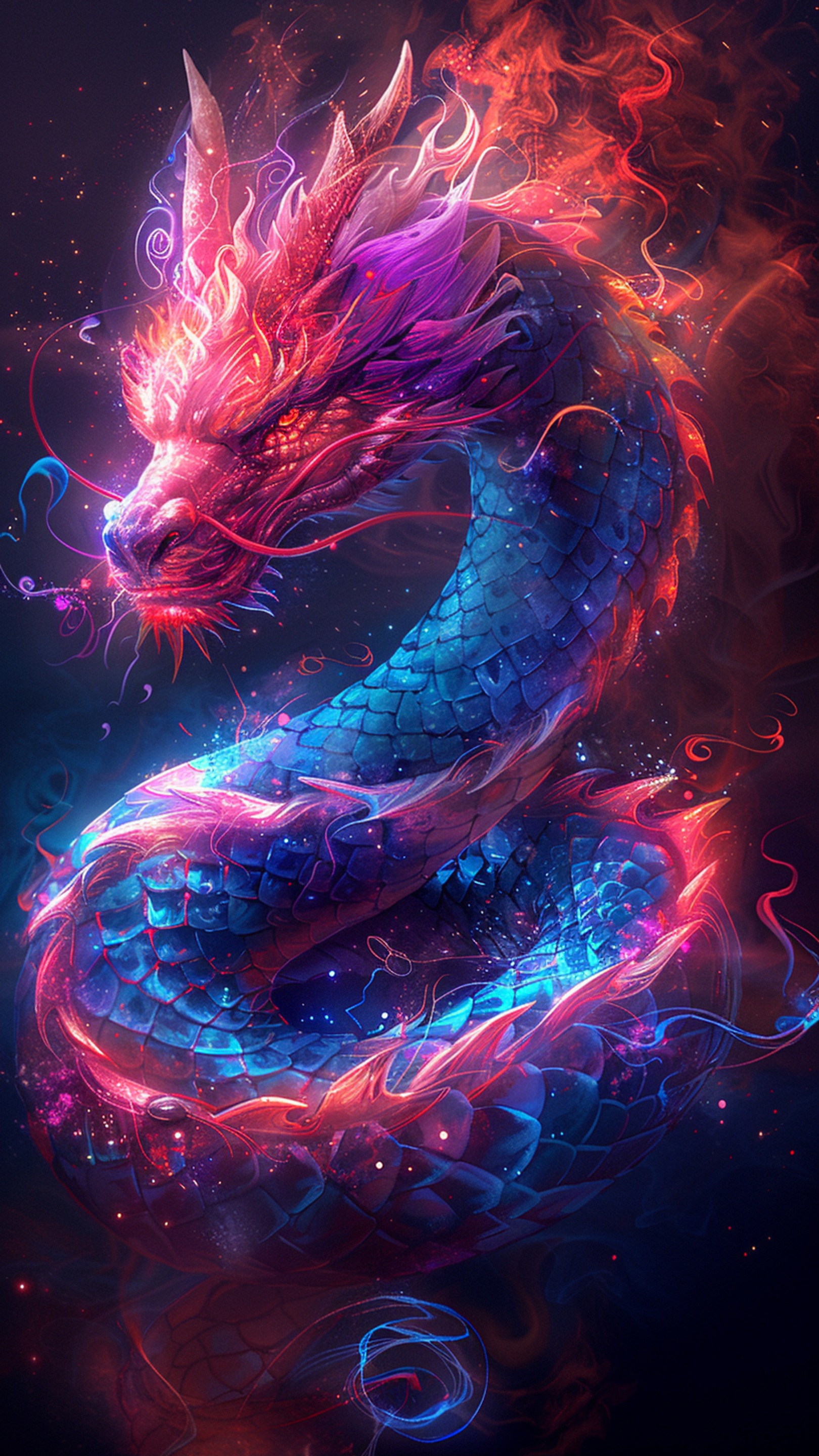 Digital wallpaper art - dragon 1