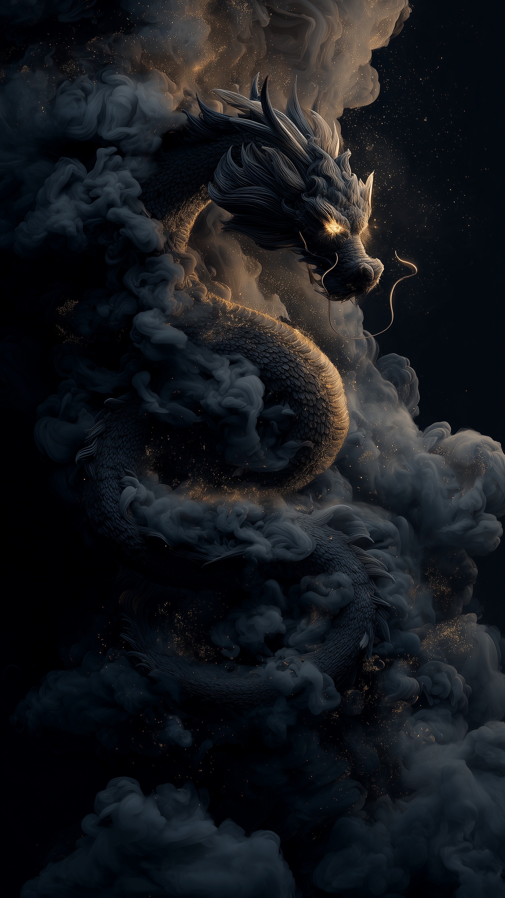 Digital wallpaper art - dragon 2