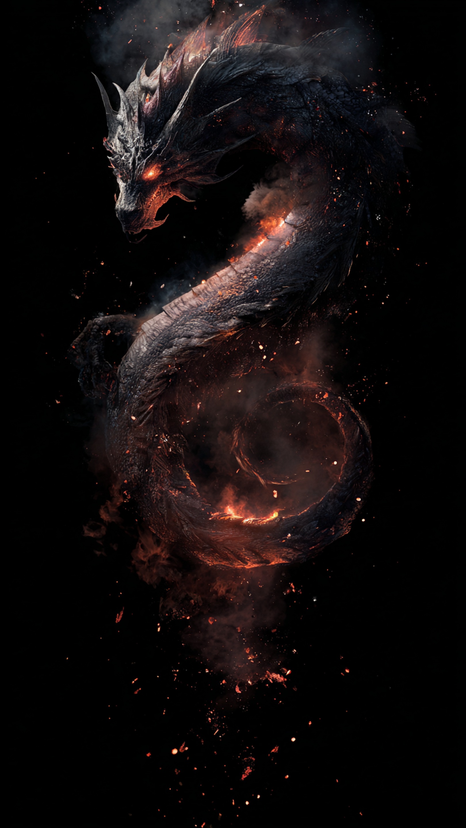 Digital wallpaper art - dragon 5