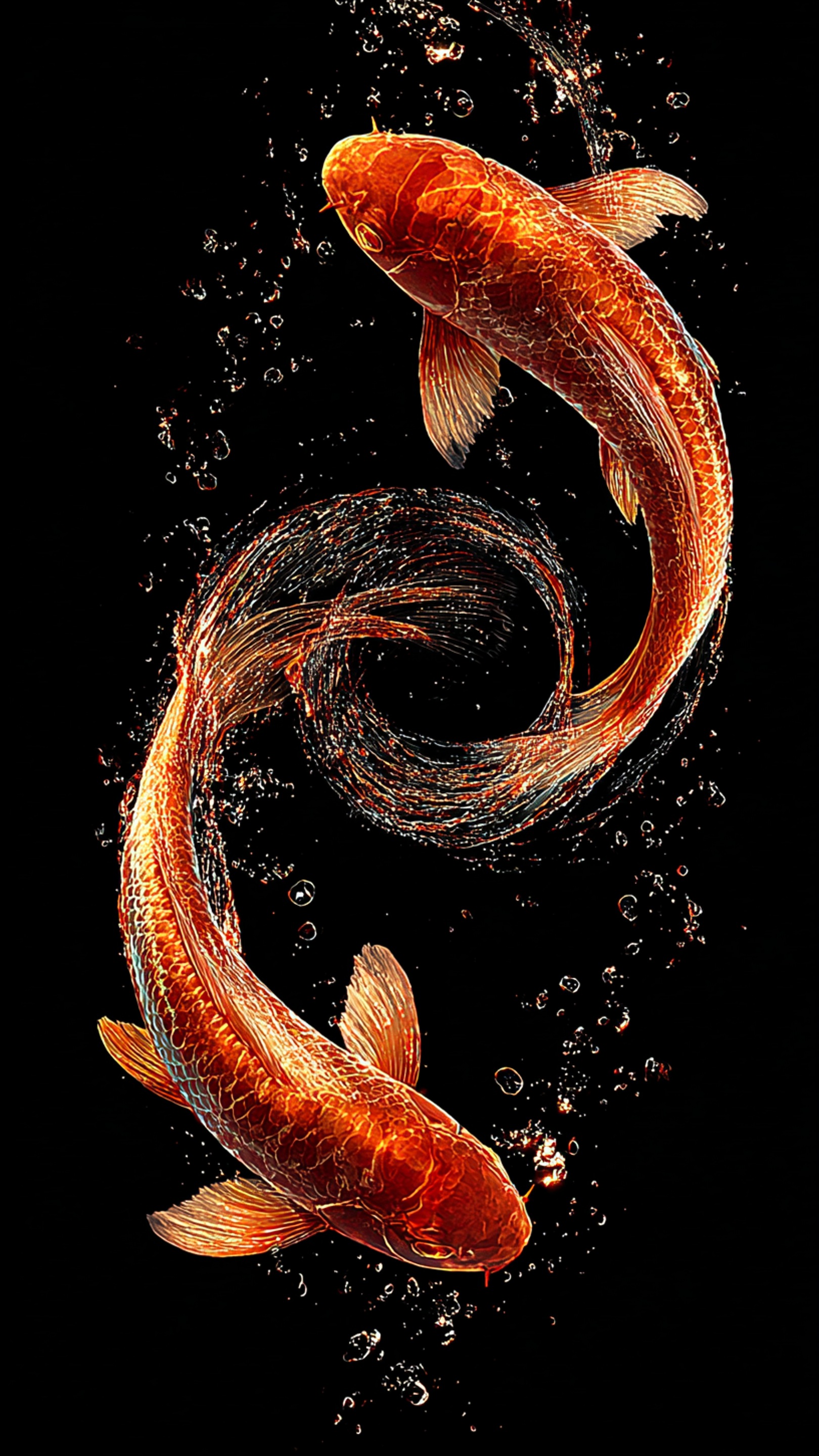 Digital wallpaper art - fish 1
