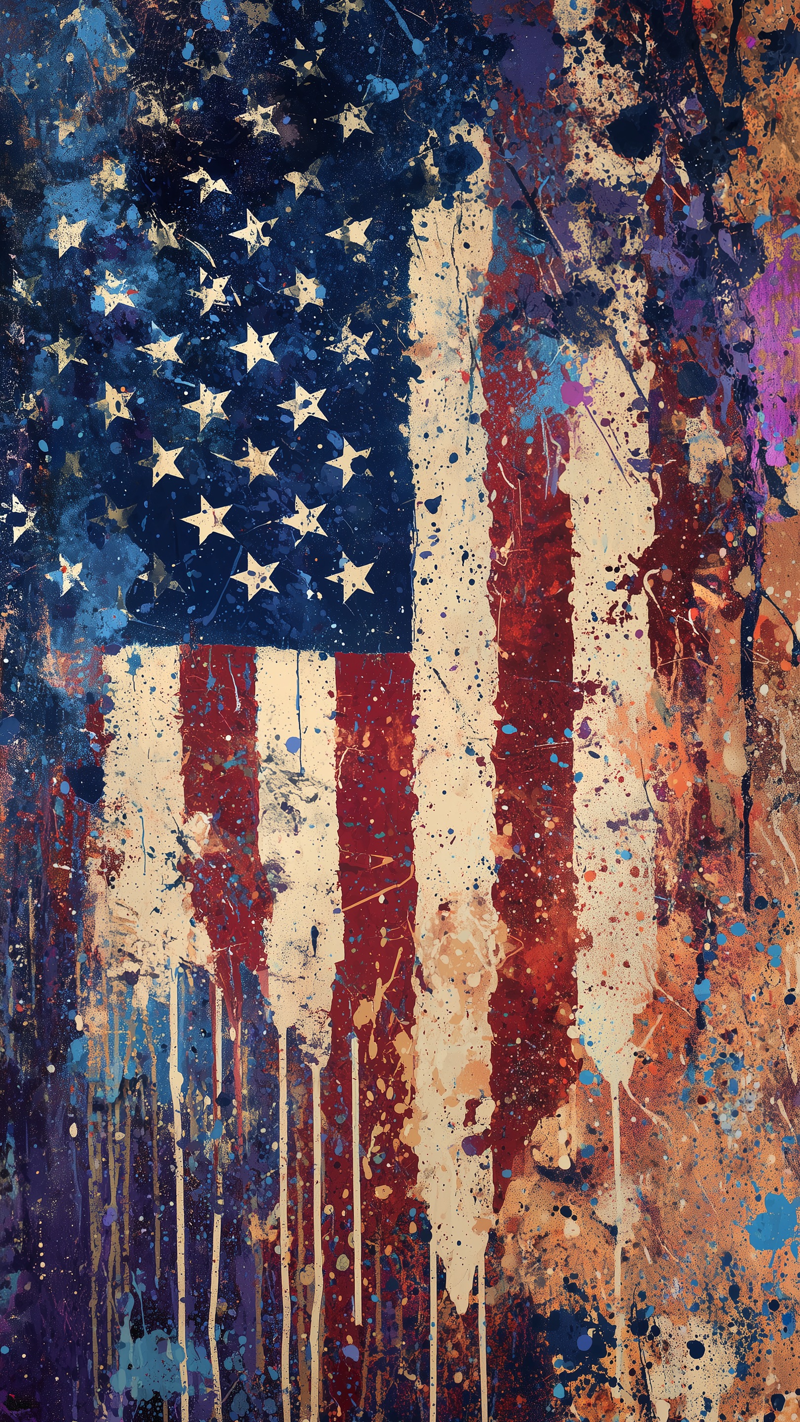 Digital wallpaper art - flag 1