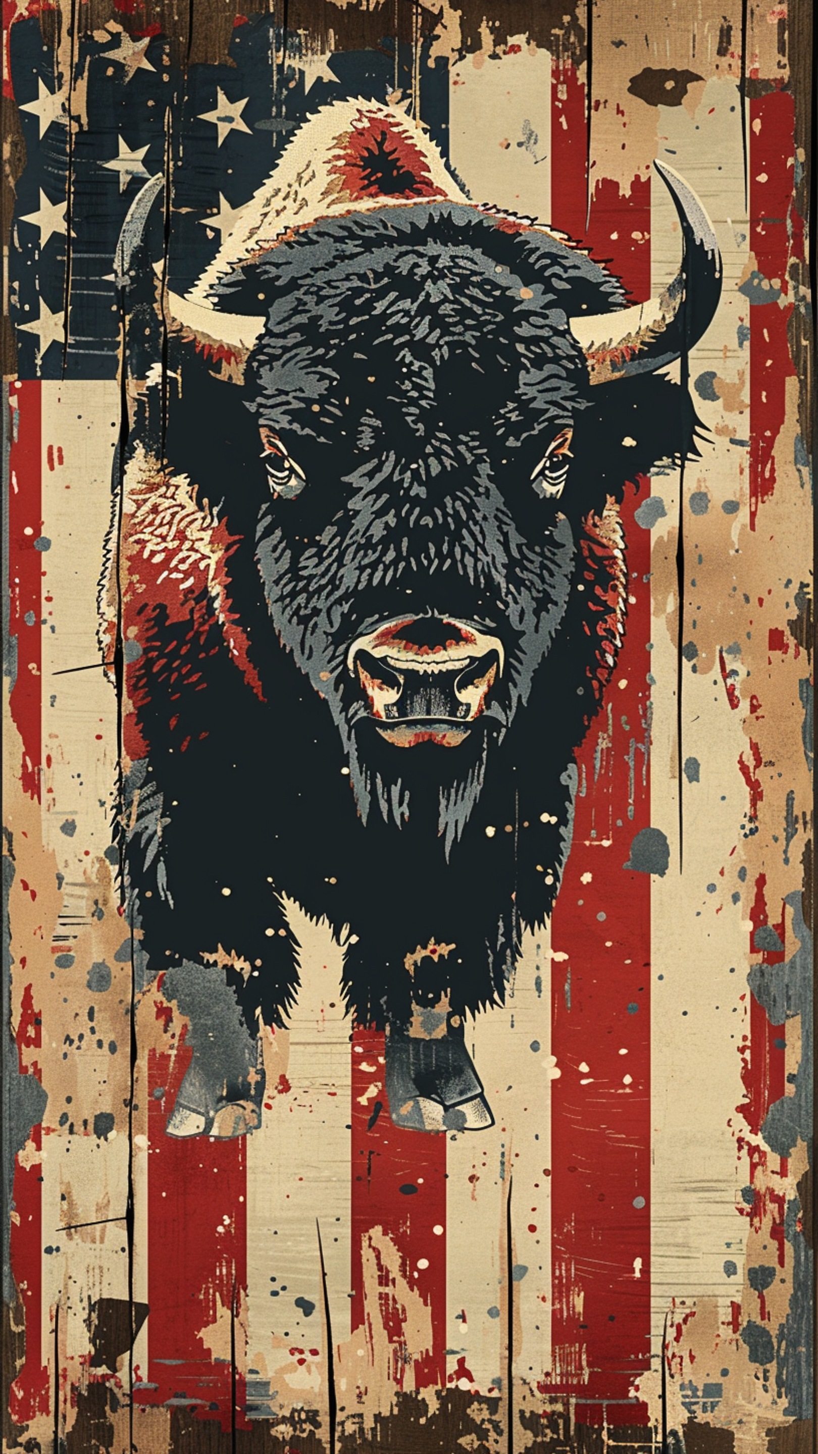 Digital wallpaper art - flag 6