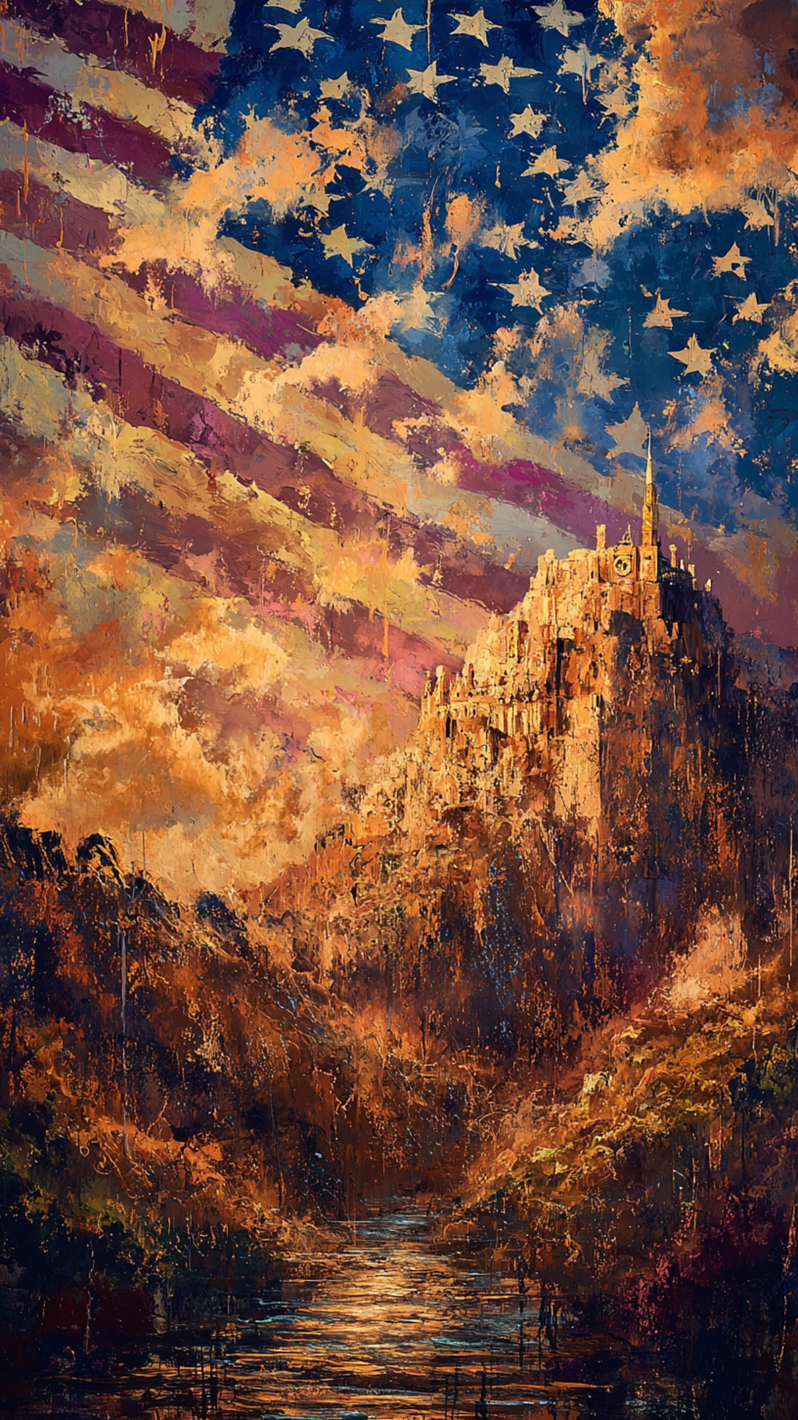 Digital wallpaper art - flag 7