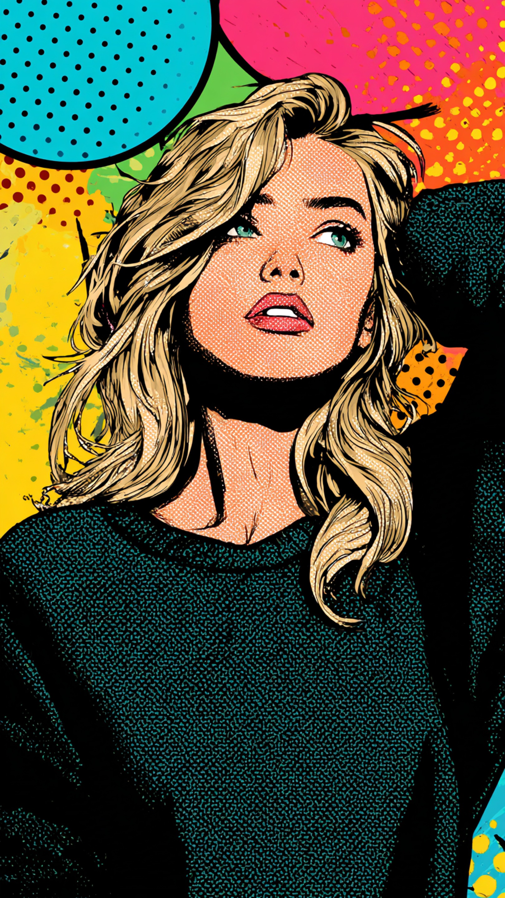 Digital wallpaper art - girl 1