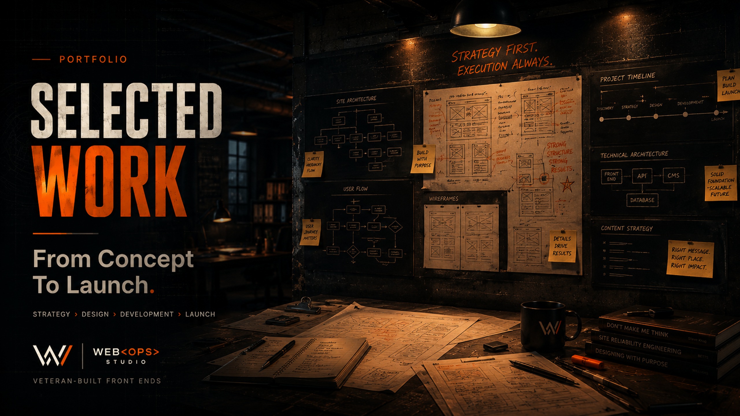 Selected Work — From Concept to Launch