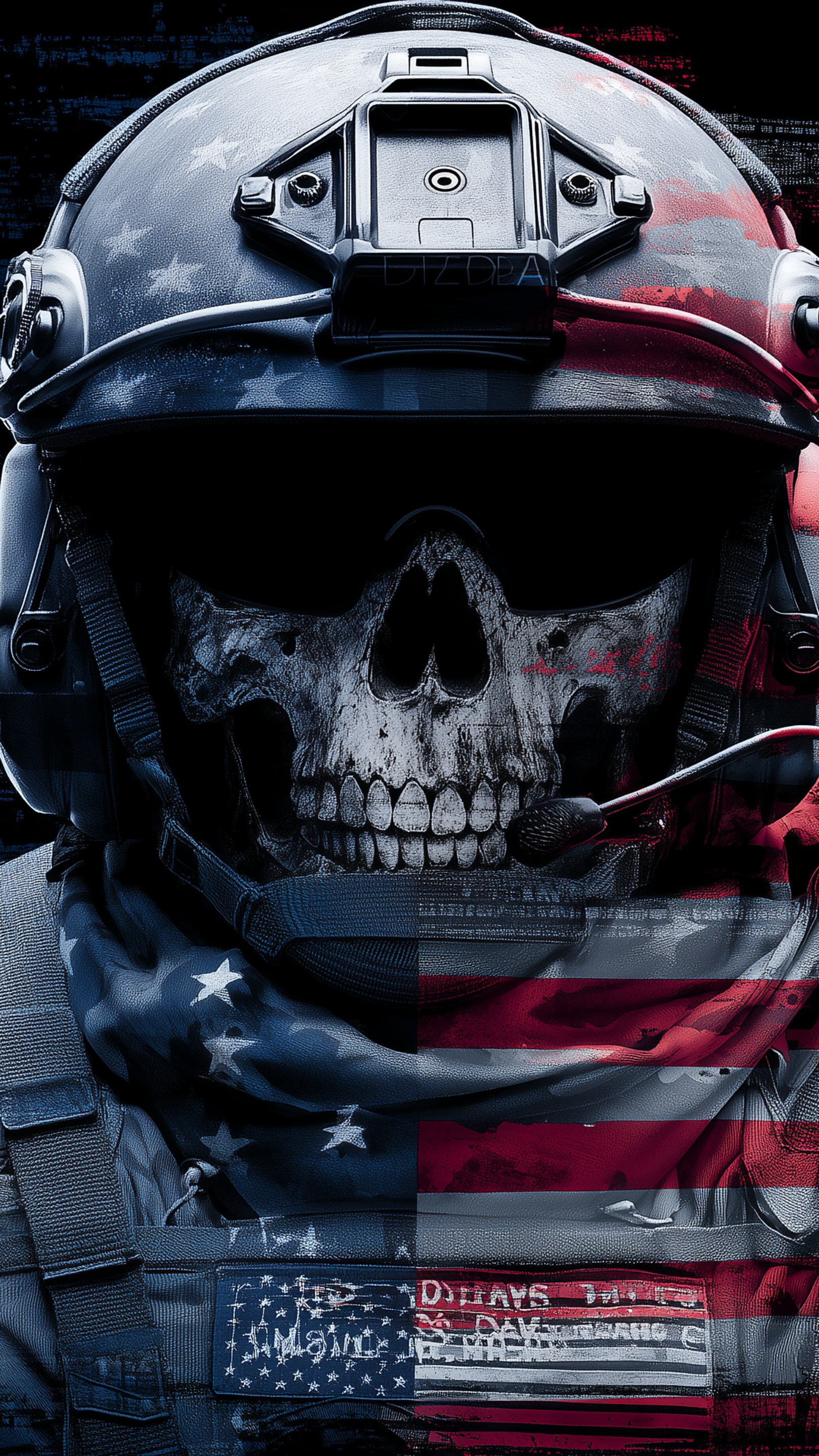 Digital wallpaper art - undead soldier 1