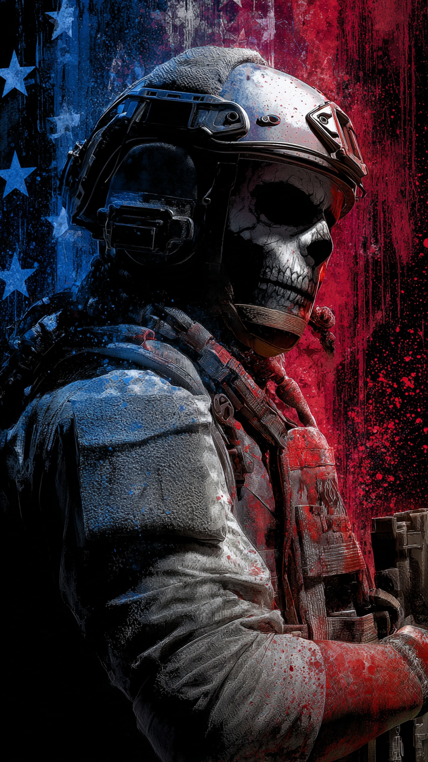 Digital wallpaper art - undead soldier 13