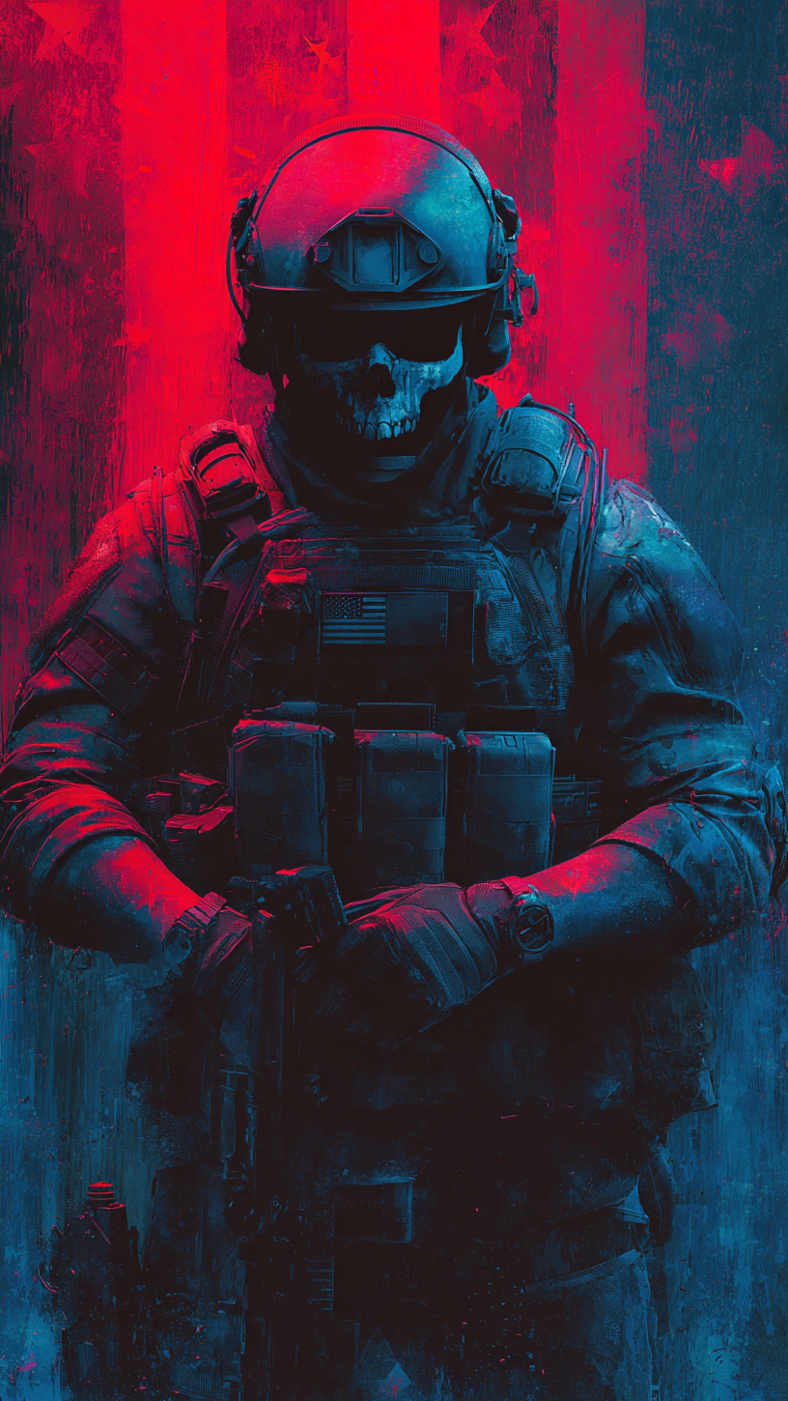 Digital wallpaper art - undead soldier 14