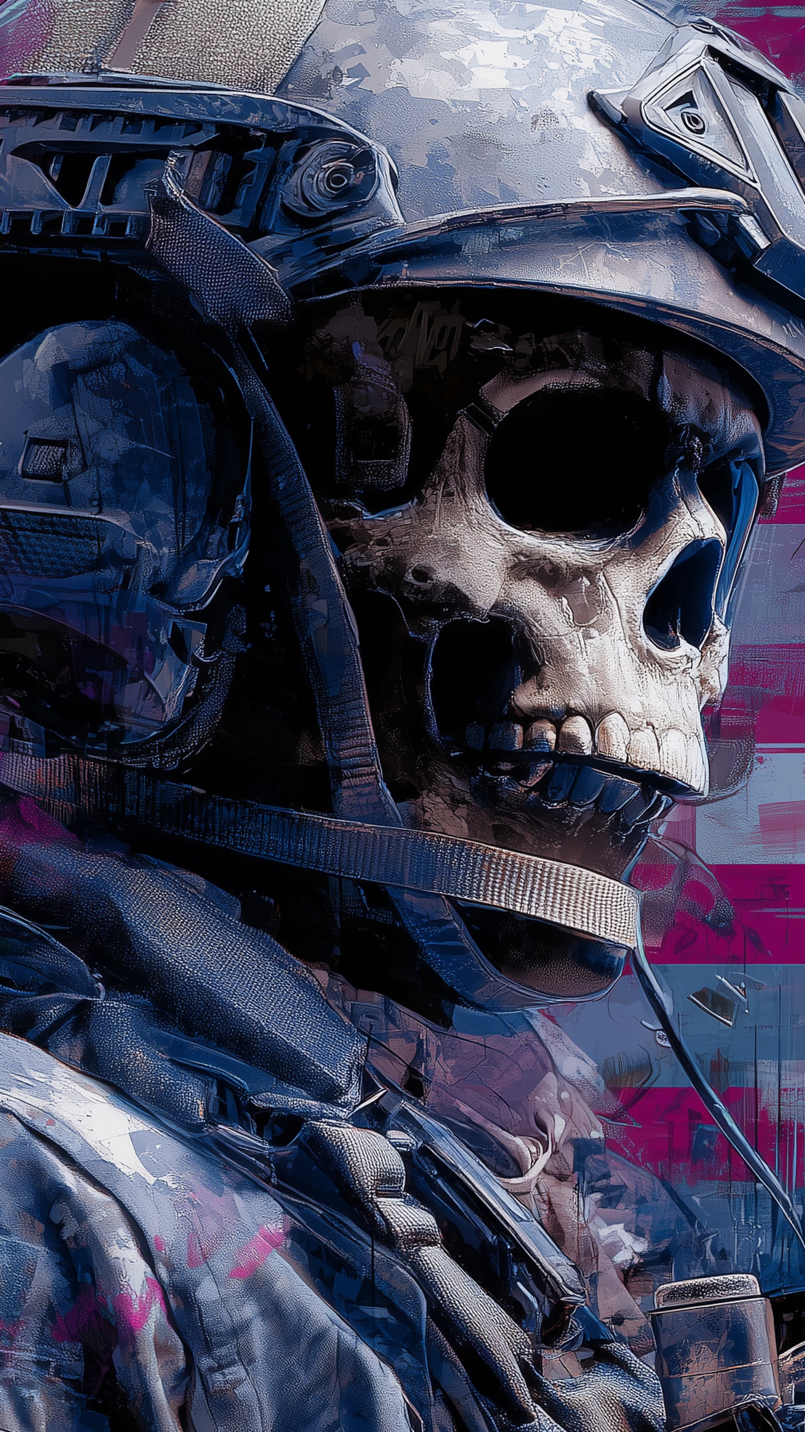 Digital wallpaper art - undead soldier 2