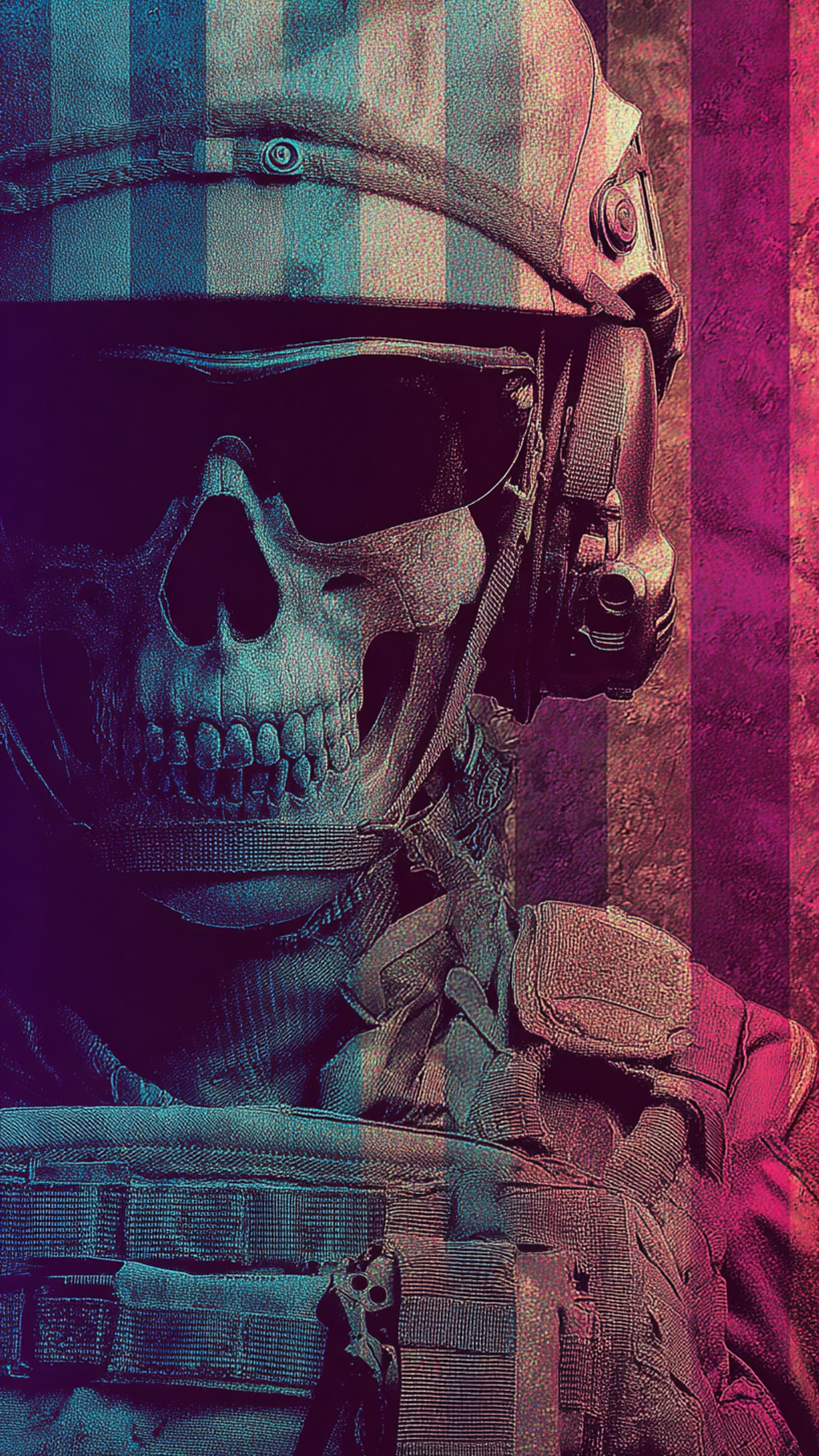 Digital wallpaper art - undead soldier 5