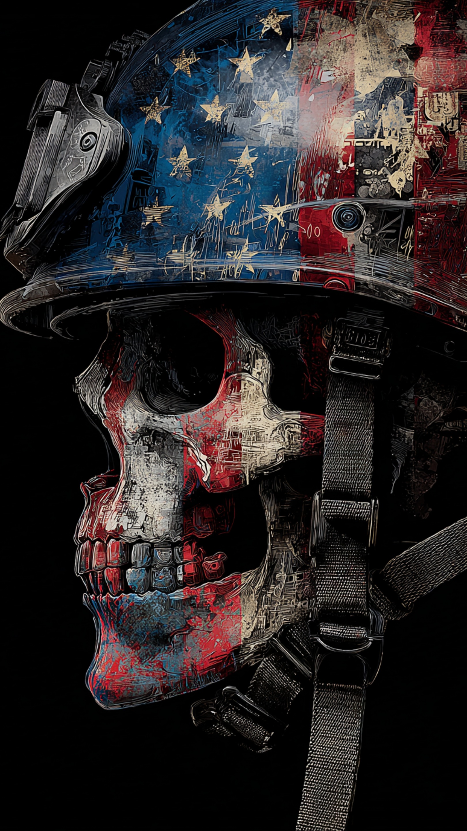 Digital wallpaper art - undead soldier 6