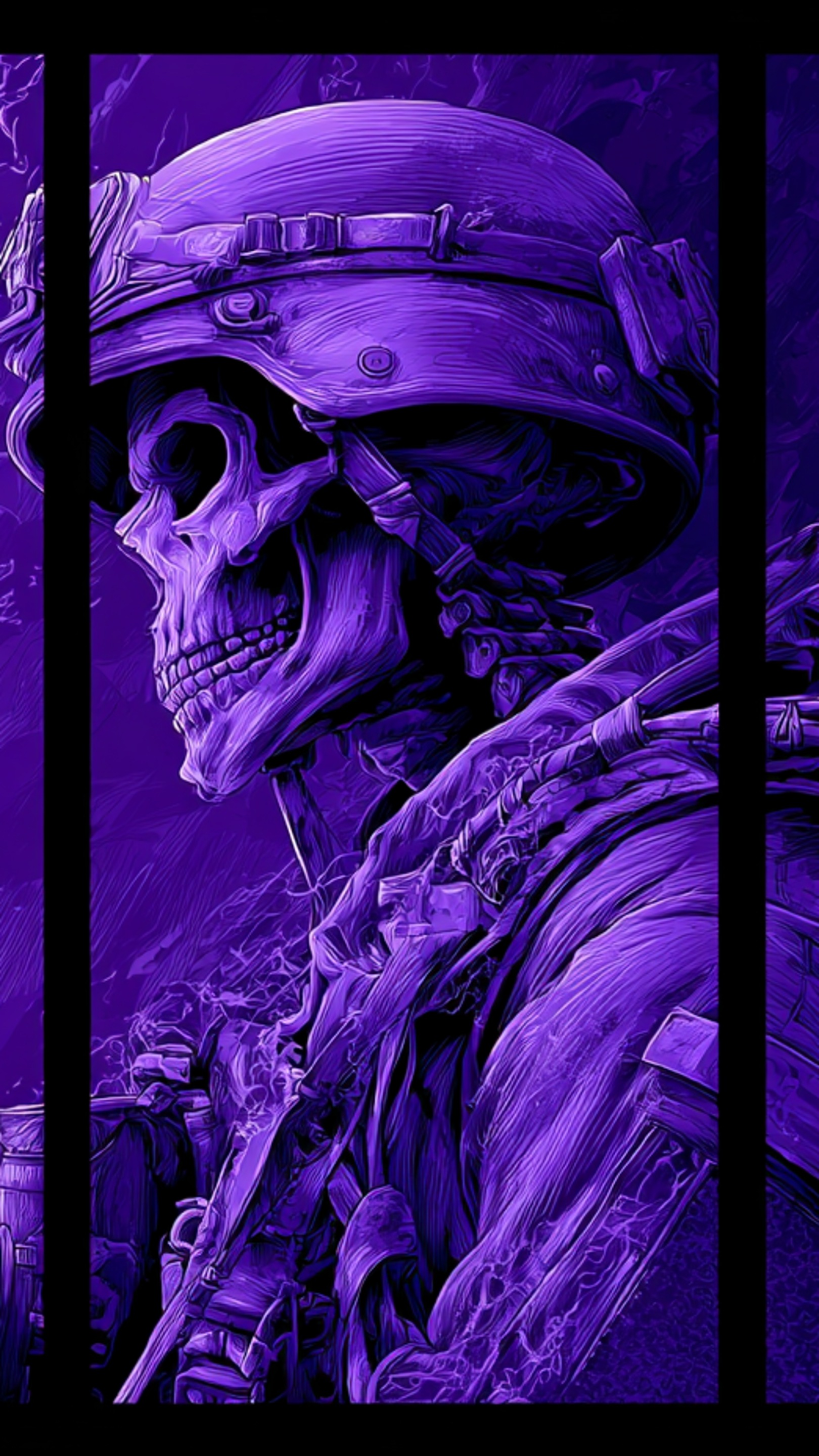 Digital wallpaper art - undead soldier 8